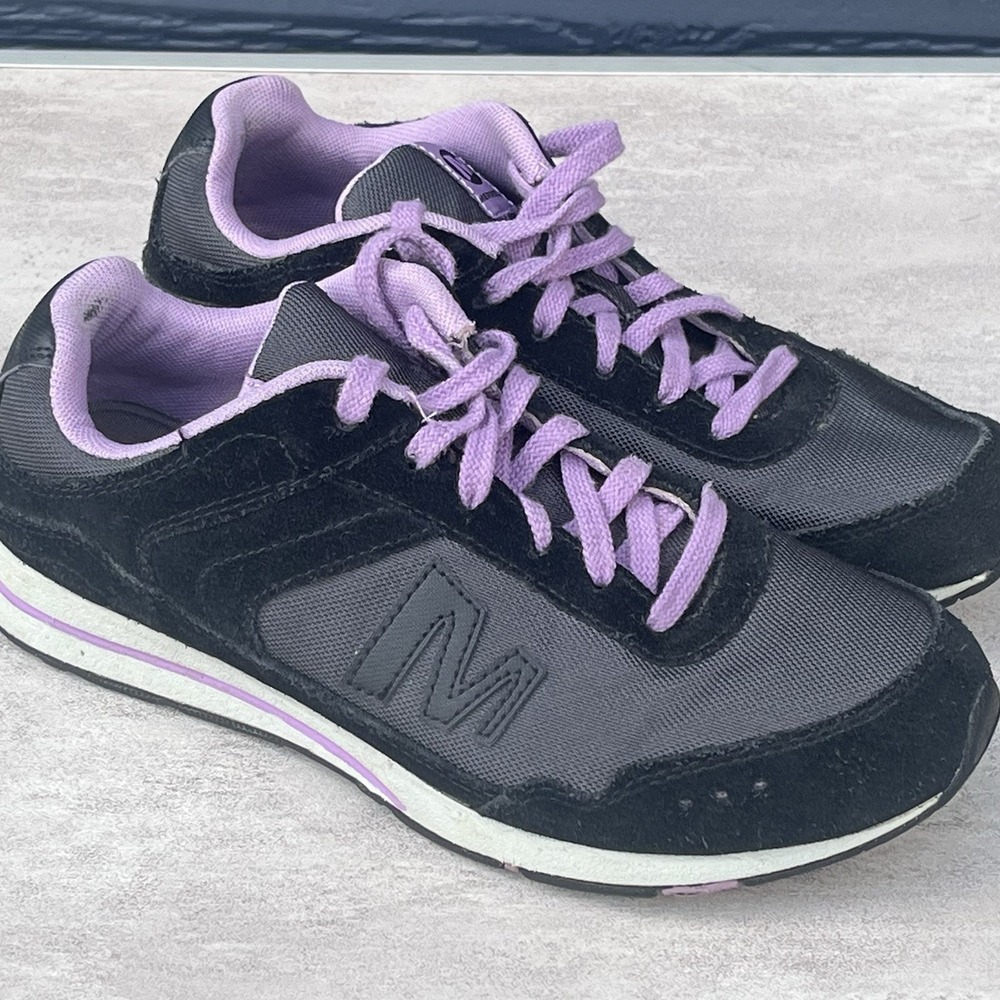 Merrell Black Orchid Momenta‎ Web Woman's Shoes 7.5 Black & Purple Sneakers